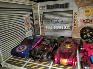 3D Hotwheels DECORATIVE Garrage Wooden