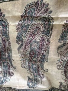 Pure silk printed Paisley Saree