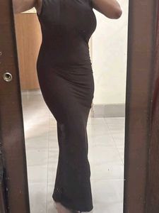 Elegant Brown Maxi Dress