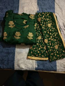 Stitched Silk Suit