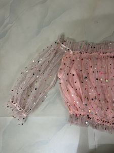 Pink Crop Top
