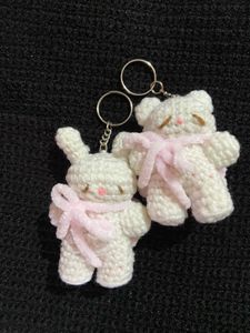 Crochet keychain