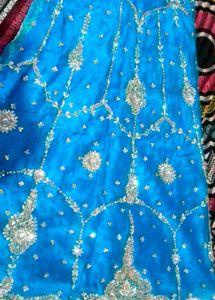 Fairy Blue Color Lehnga With Chunni