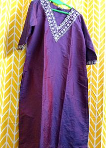 Elegant Purple Kurta