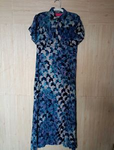 Blue Long Dress For Women