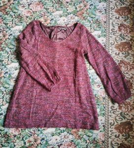Winter Vintage Pink Tweed