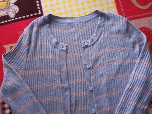 Combo Cardigan Sweater