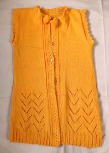 Handmade Knitted Sweater Vest Jacket Cardigans Kid