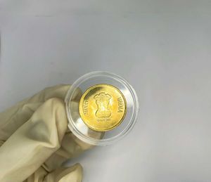 Unc condition ₹5 Akm Coin With Capsule
