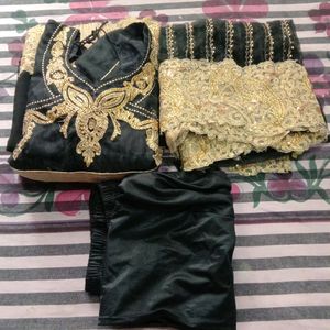 Party Wear Black Suit