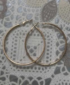 Golden Hoop Earrings