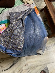 Very Heavy sequin saree