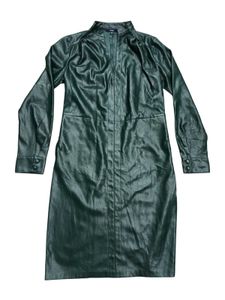 Imported Fancy Leather Midi Dress Free Size S-M-L
