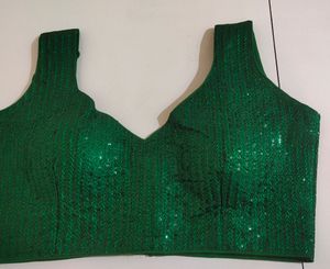 New Fancy Green Blouse