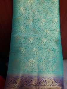 Elegant Green Silk Saree