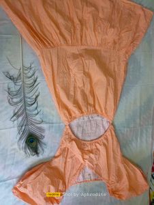 FRONT BELLY OPEN DRESS