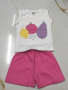 Baby Girl Fruit Picnic Outfit
