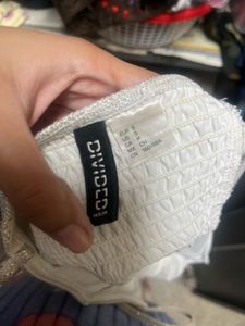 Sparkly Silver Mini Dress