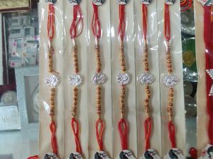Pure Silver Rakhi Sets