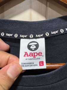 Aape By A Bathing Ape Black Tshirt