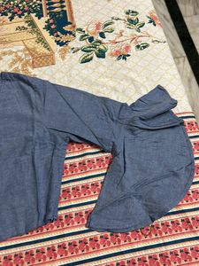 bell Sleeves Cotton Crop Top