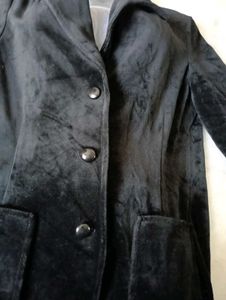 Black Velvet Blazer