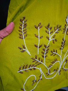 New Unused Beautiful Xxl Zardosi Work Cordset