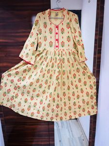 Floral Print Kurta
