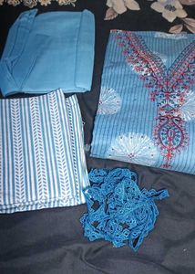 All 3⃣ Dress Material @ 650( 3 Colours :🟡 🔵  🌚)