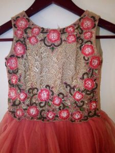 Partywear Heavy Gown With Many Layes