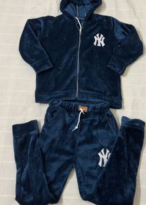 Winter Warm Co-ord Set (Navy Blue)