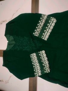 Green Pakistani Suit.