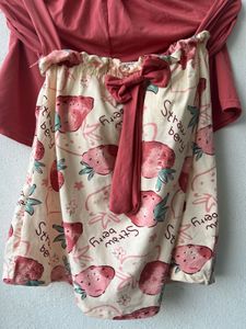 Strawberry Nightsuit Set 🍓