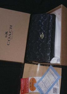 Coach Cross-body Bag In Authentic Black Color