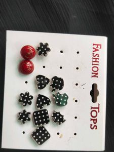 Funky Stud Earrings Pp 12 Rs