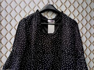 New With Tag Korean Polka Dotted Baggy Top
