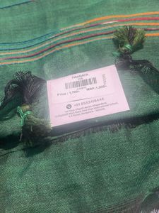 Elegant Green Cotton Saree