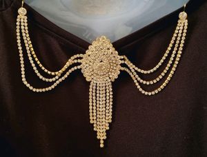 Gold Rhinestone Headpiece