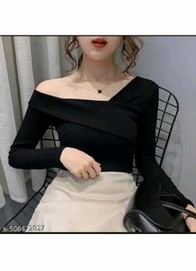 Chic Black Off-Shoulder Top