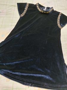 Girls Red and Black Party Dress