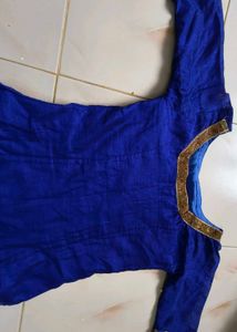 Elegant Blue Ethnic Gown