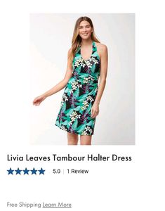 Tommy Bahama Tropical Print Dress