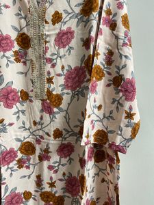 Floral Print Kurta set
