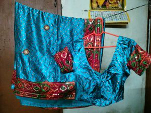 Combo Badhni Silk Sarees And Blouse.
