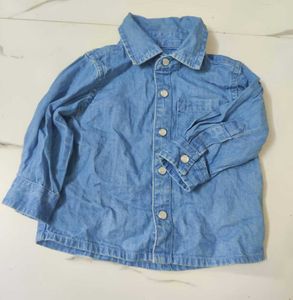 Denim Kids Unisex Shirt (6-12 Months )