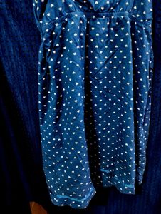 cute heart patterned dress🩵