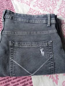 Acid Wash Black Jeans