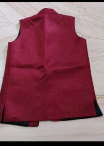 Maroon Ethnic Jacket