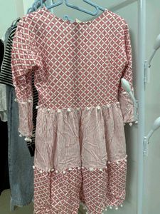 Cotton Short Kurti Dress😳