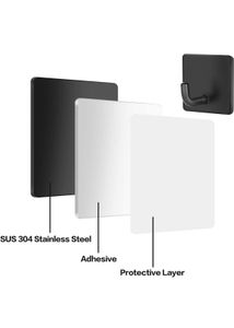 Adhesive Wall Hooks (pack of 4)